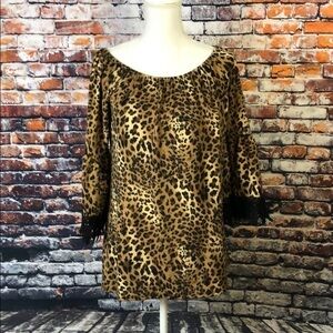 LILIPAD ANIMAL PRINT TOP SIZE MEDIUM